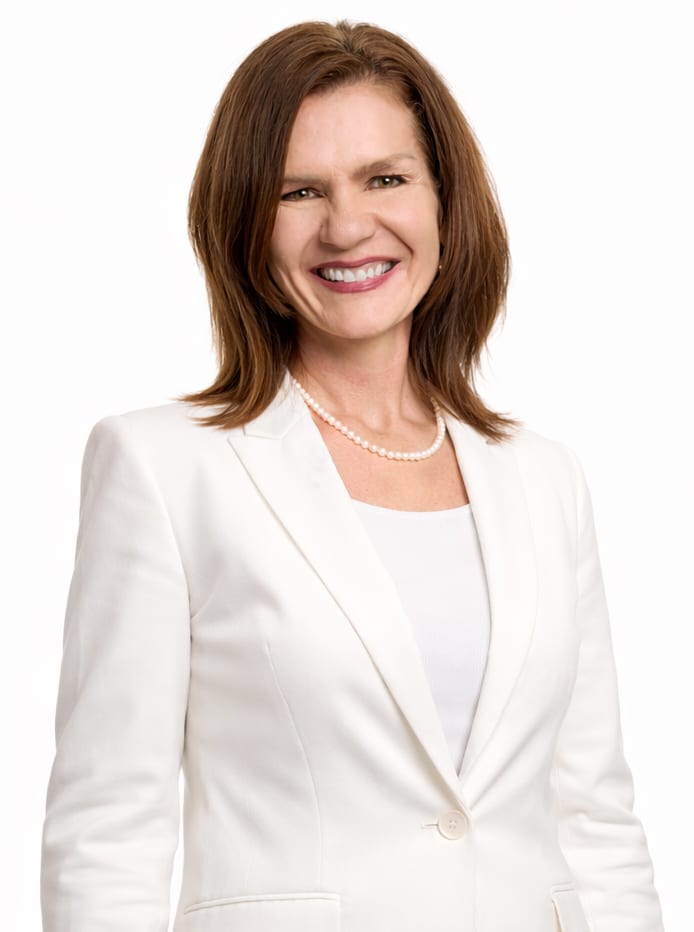Kathleen Johnson — White Suit
